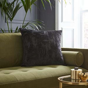 Distressed Velvet Texture Square Cushion