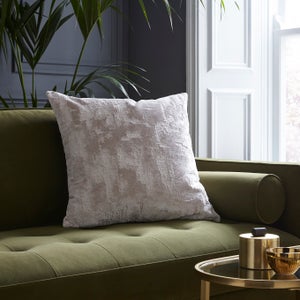 Distressed Velvet Texture Square Cushion
