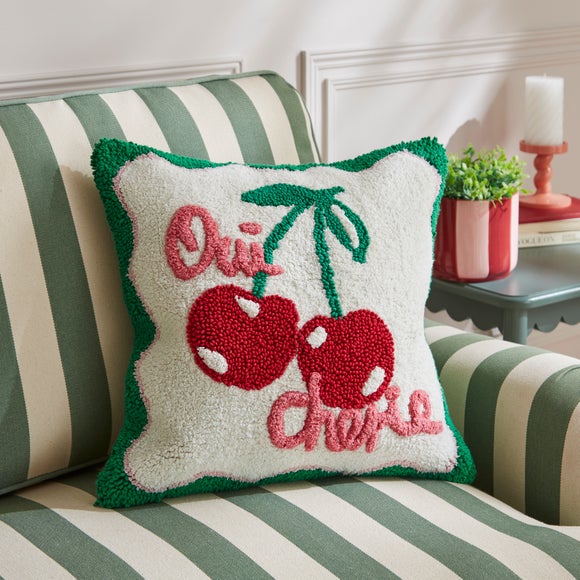 Oui Cheri Tufted Square Cushion