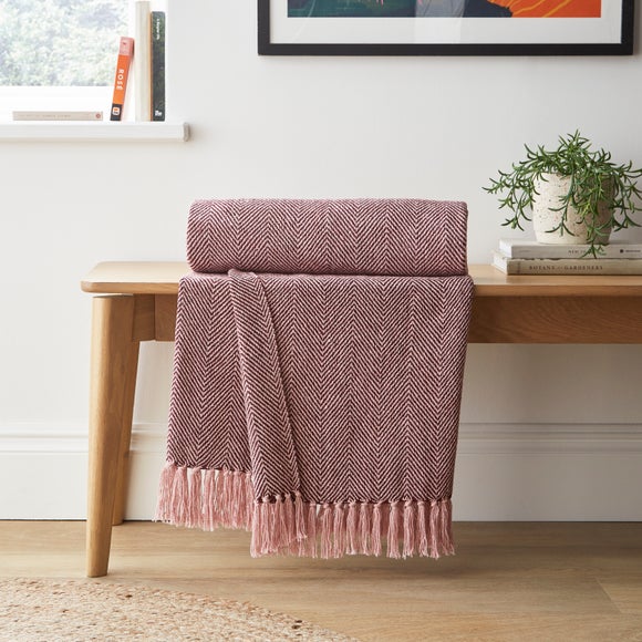 Jenson Herringbone Throw 130cm x 180cm