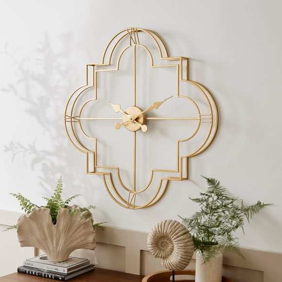 Timeless Shaped Skeleton Wall Clock