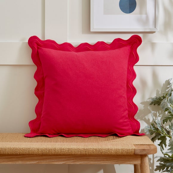 View Scalloped Edge Square Cushion View Scalloped Edge Square Cushion