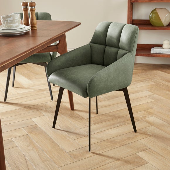 Click to view product details and reviews for Jase Swivel Dining Chair Faux Leather.