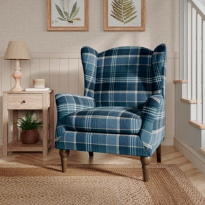 Charnwood Check Occasional Armchair