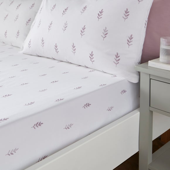 Click to view product details and reviews for Harper Stem Floral 144 Thread Count Cotton Fitted Sheet.