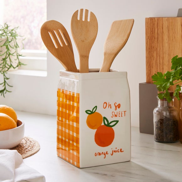 Orange Juice Utensil Pot
