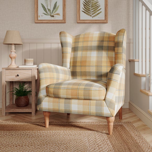 Charnwood Check Grande Armchair