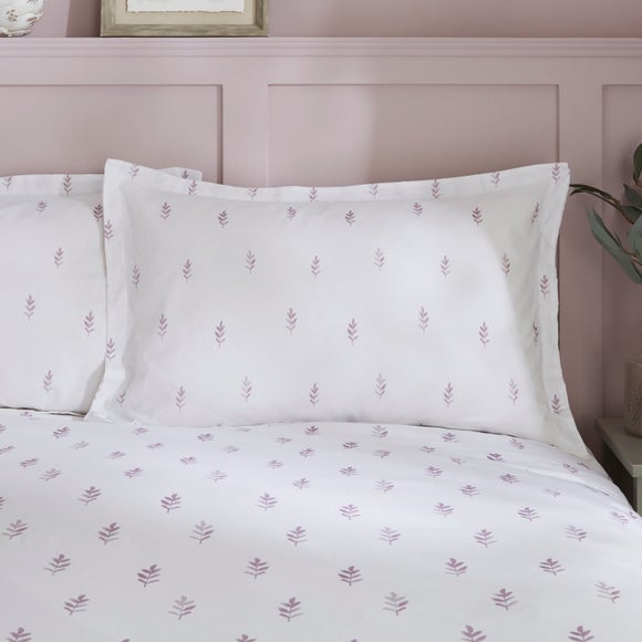 Harper Stem Floral 144 Thread Count 100% Cotton Oxford Pillowcase