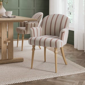 Petit Dining Chair- Folkstone Stripe