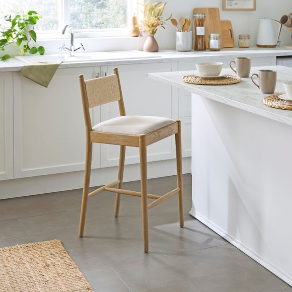 Nella Counter Height Bar Stool, Fabric