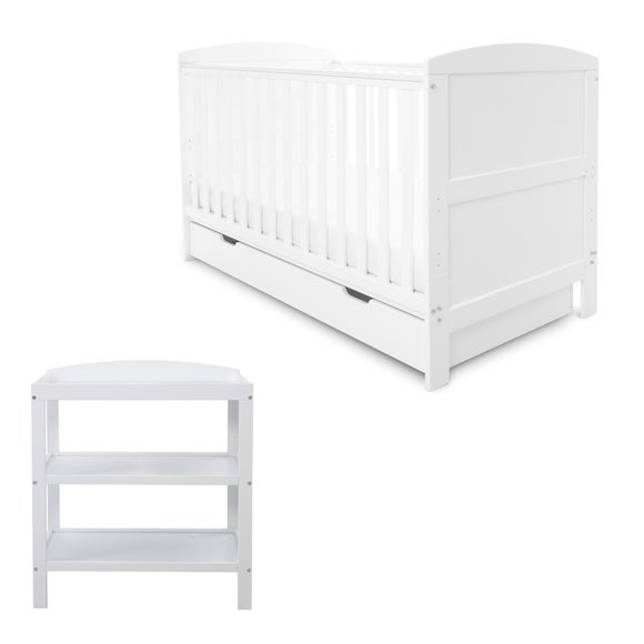 Click to view product details and reviews for Ickle Bubba Coleby Classic Changer Cot Bed Nursery Set.