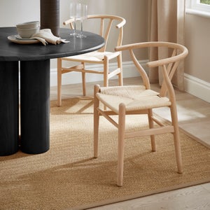 Lara Wishbone Dining Chair- Beech Wood