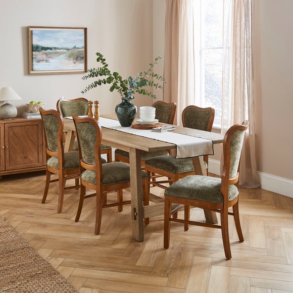 Betty Dining Chair, Soft Chenille