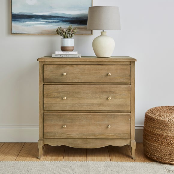 Giselle 3 Drawer Chest, Mango Wood