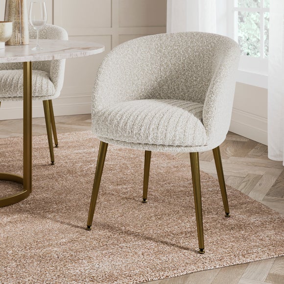 Bella Dining Chair, Boucle