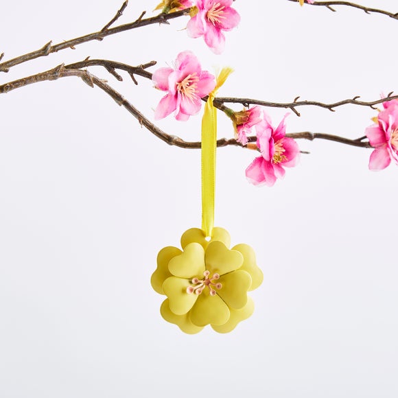 Yellow Blossom Hanging Decoration