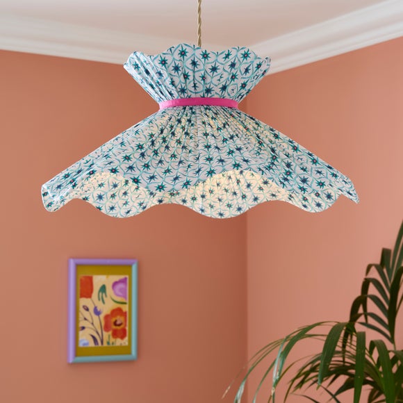 Sophie Robinson Wiggle Riad Star Easy Fit Pleated Lamp Shade