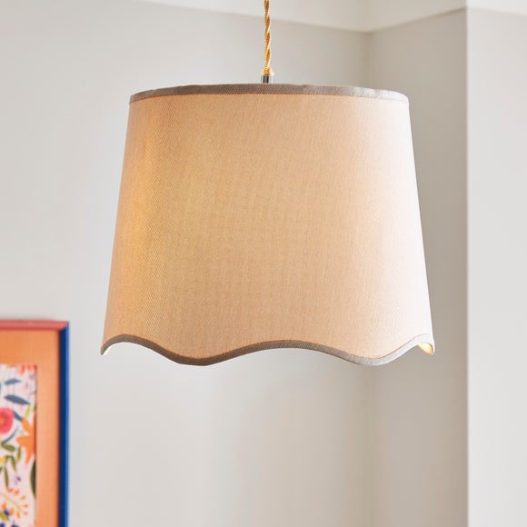 Scalloped Edge Lamp Shade