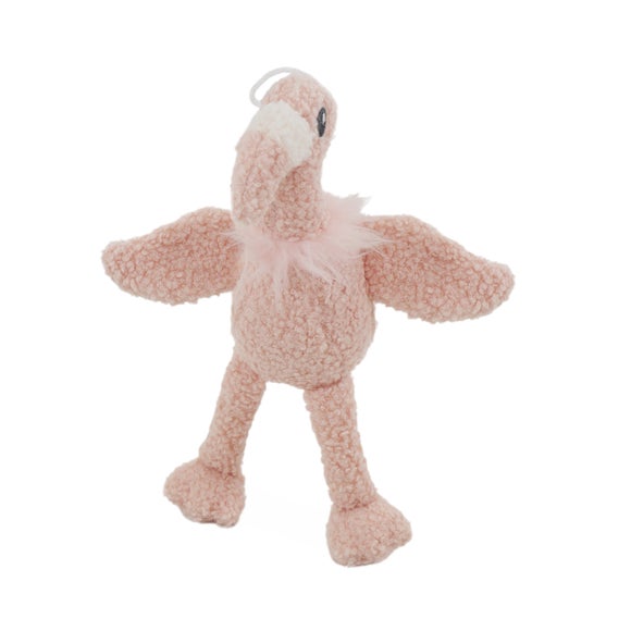 Rosewood Tufflove Flamingo Medium Dog Toy
