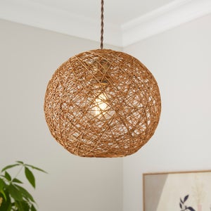 Paper String Ball Easy Fit Pendant Shade