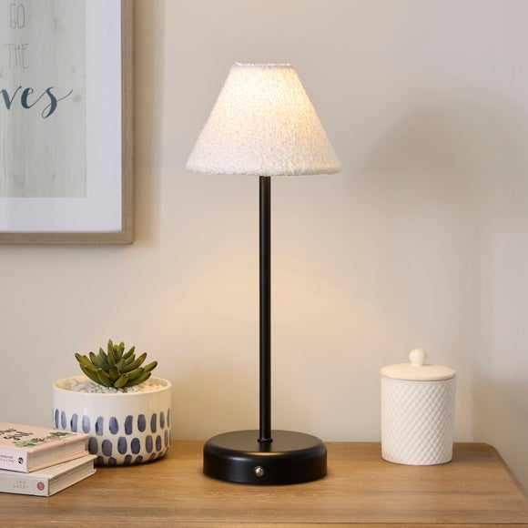 View Boucle Easy Fit Tapered Lamp Shade View Boucle Easy Fit Tapered Lamp Shade