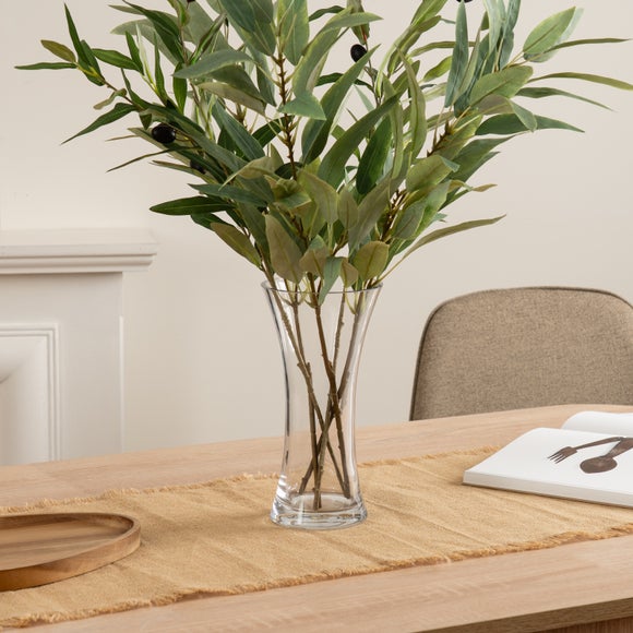 Click to view product details and reviews for Hourglass Glass Vase.