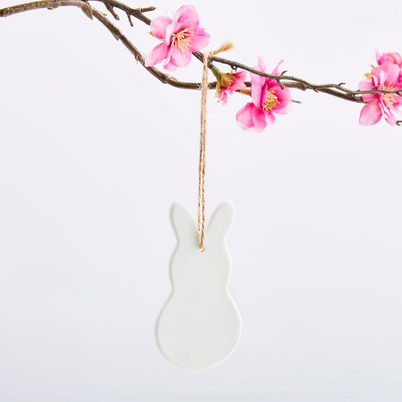 Porcelain Bunny Hanging Decoration