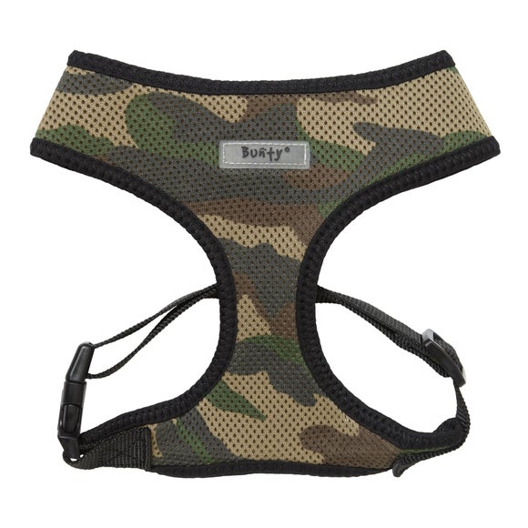 Bunty Mesh Fabric Camo Dog Harness