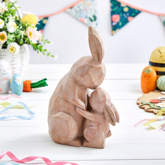 Mummy & Me Bunny Resin Ornament