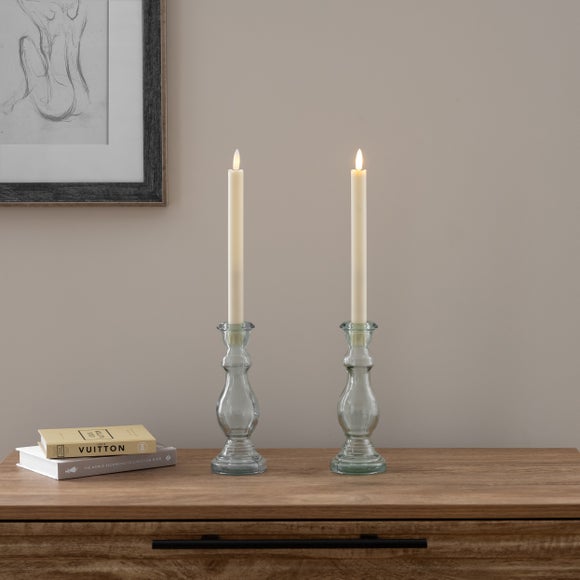 View Set Of 2 Led Candle Sticks View Set Of 2 Led Candle Sticks
