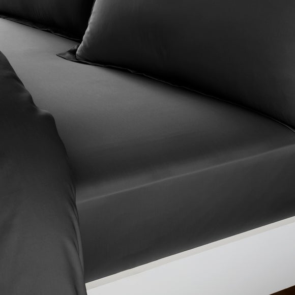 Hotel Cotton Sateen 400 Thread Count Grip Fitted Sheet