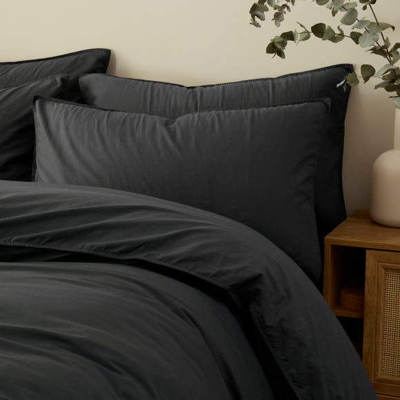 Soft Washed Cotton Standard Pillowcase Pair