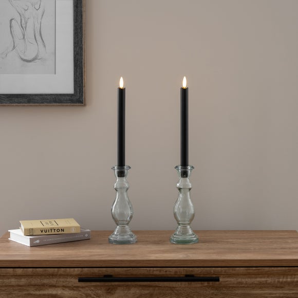 View Set Of 2 Led Candle Sticks View Set Of 2 Led Candle Sticks