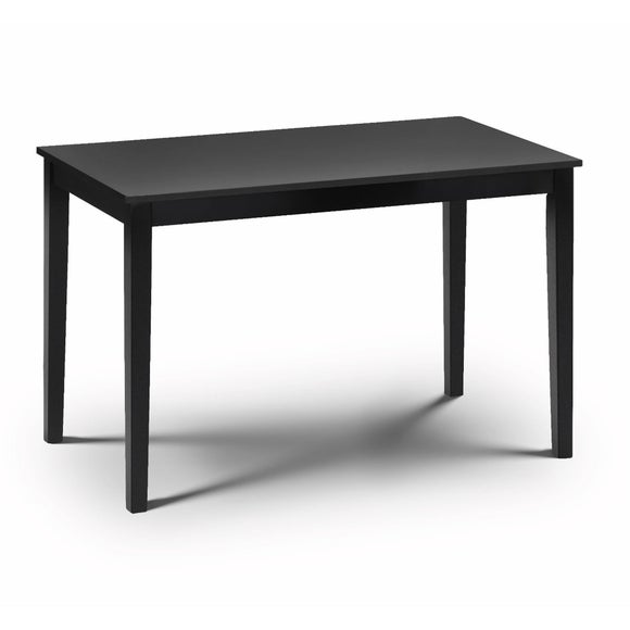 Click to view product details and reviews for Return Hudson 4 Seater Rectangular Dining Table Black.