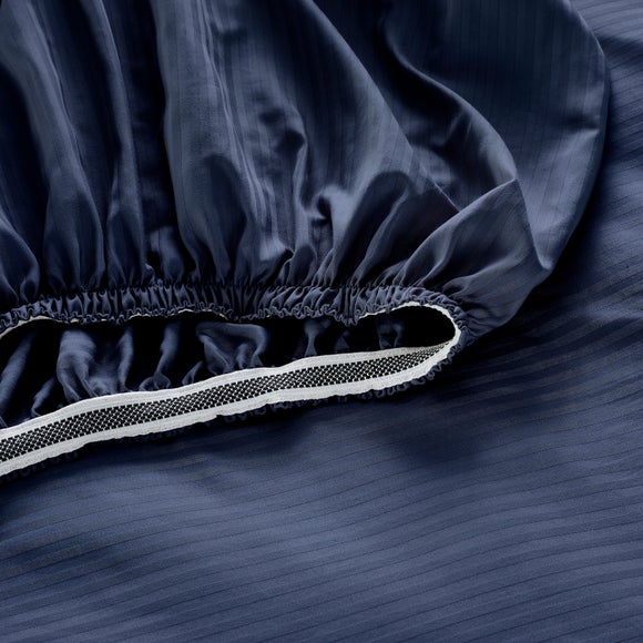 Click to view product details and reviews for Hotel Cotton Stripe 400 Thread Count Grip Fitted Sheet.