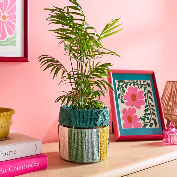 Sophie Robinson Woven Striped Plant Pot