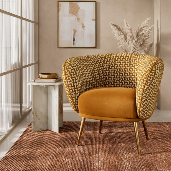Bella Cut Geometric Cocktail Chair