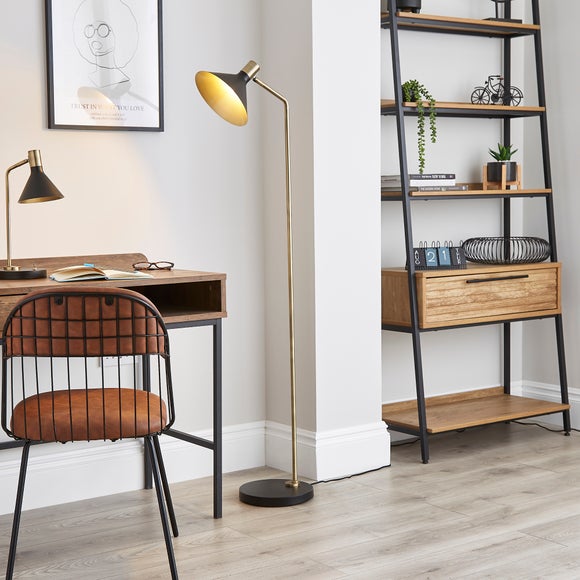 Click to view product details and reviews for Morgan Industrial Adjustable Floor Lamp.