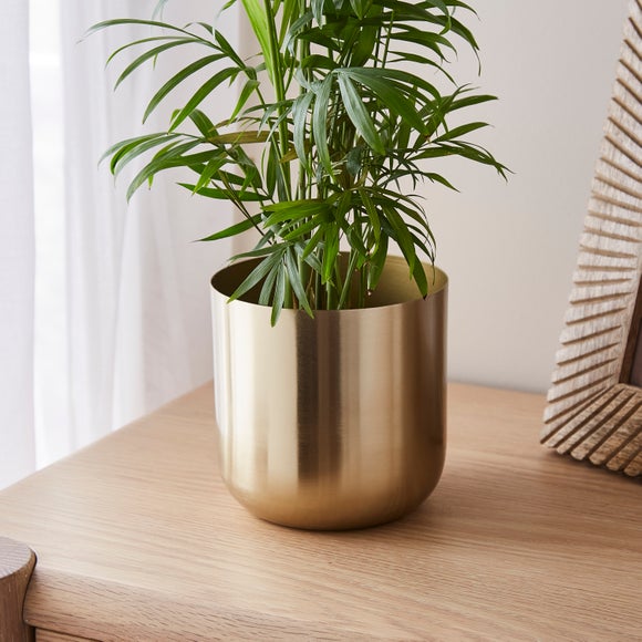 View Curved Metal Plant Pot View Curved Metal Plant Pot