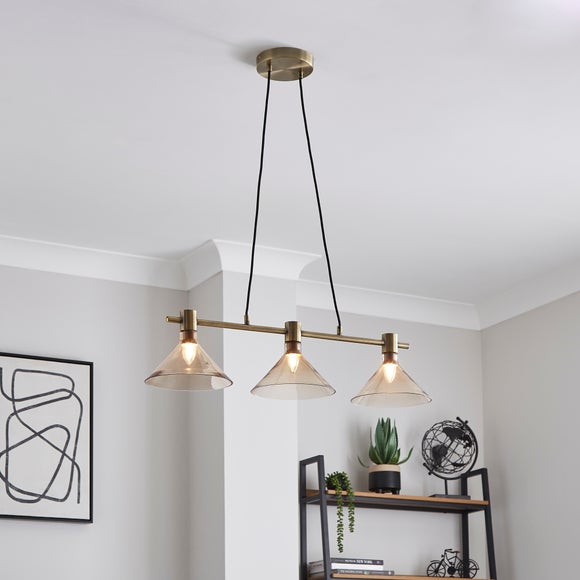 Morgan 3 Light Adjustable Diner Ceiling Light