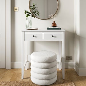 Lynton 2 Drawer Compact Dressing Table
