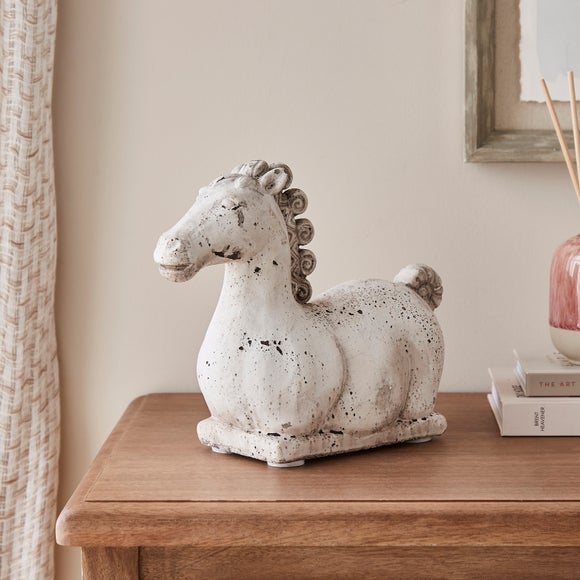 Concrete Horse Ornament