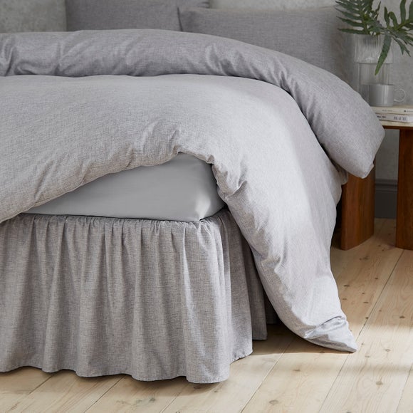 Chambray Microfibre Valance