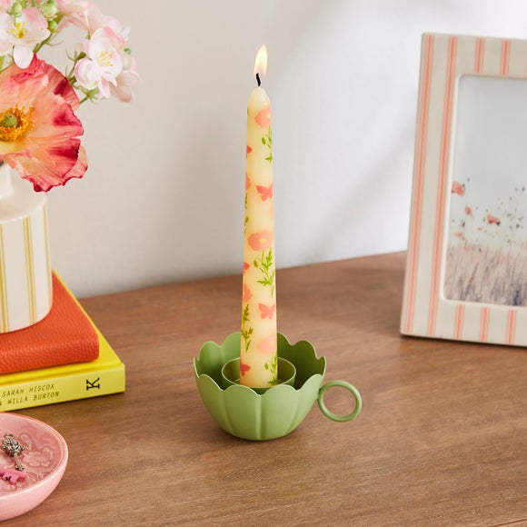 Metal Flower Tealight Holder