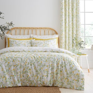 Evie Lemons 100 Cotton Duvet Cover & Pillowcase Set