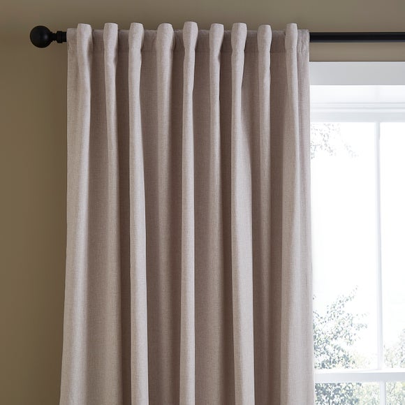 View Chambray Microfibre Tab Top Curtains View Chambray Microfibre Tab Top Curtains