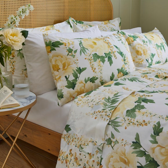 Hidcote Floral 100% Cotton Flat Sheet