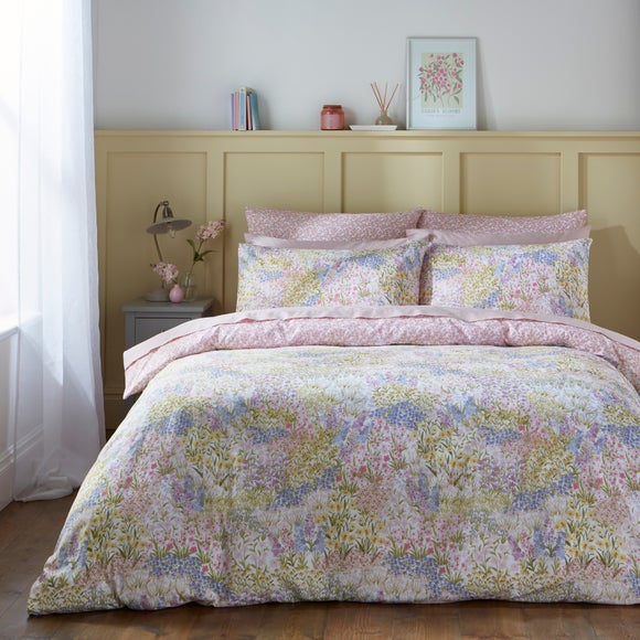 Posie Meadow 100 Cotton Duvet Cover & Pillowcase Set