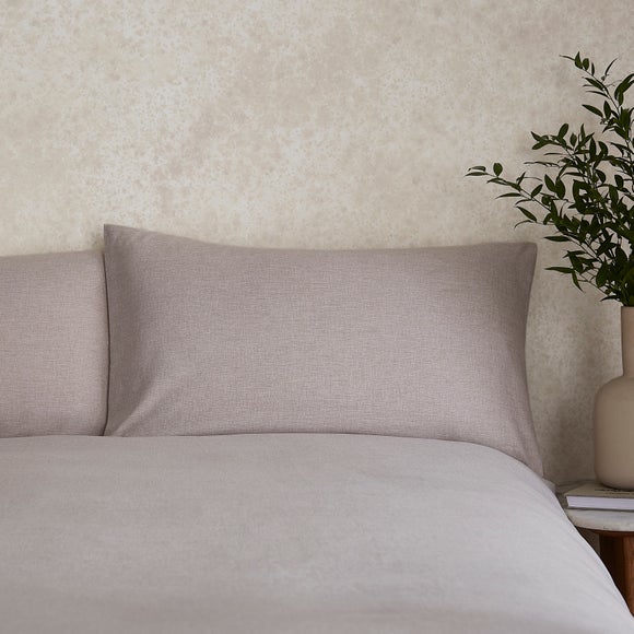 Chambray Microfibre Standard Pillowcase Pair