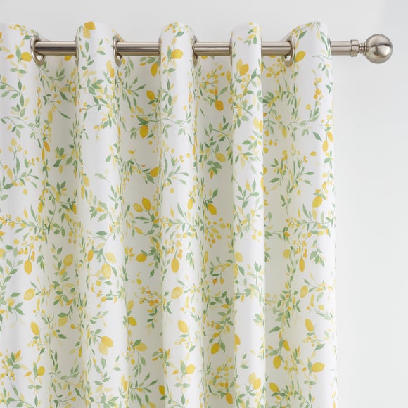 Evie Lemons 100% Cotton Eyelet Blackout Curtains